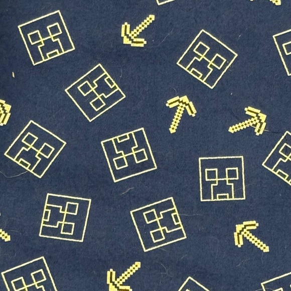 Minecraft Kids’ Blue Short-Sleeve Button-Up Shirt - Picture 4 of 4